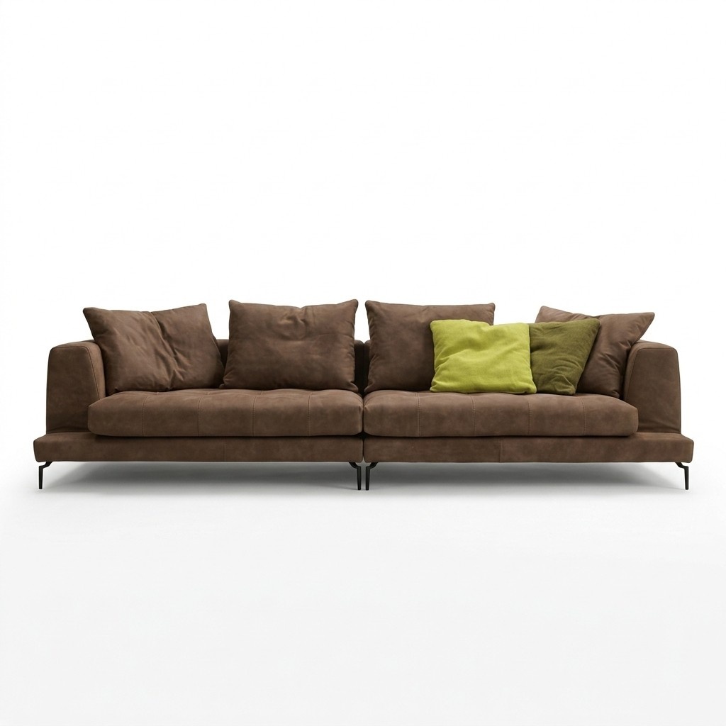 Sofa 4 Sitz Sofas Luxus Polster Ledersofa Luxus Couch Leder Viersitzer
