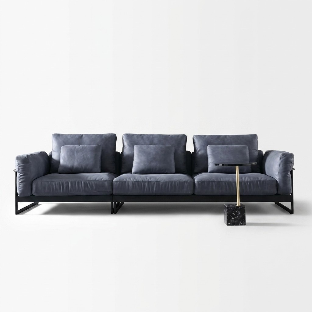 Sofa 4 Sitzer Big XXL Couch Sofas Couchen Wohnzimmer Design Big Couchen Leder