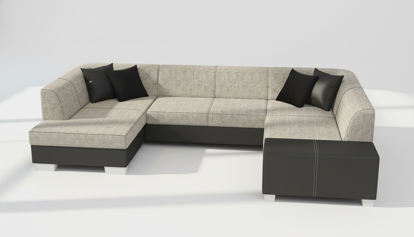 Sofa Couch Modern Schlafsofa Couch Bettfunktion Polster Eckgarnitur