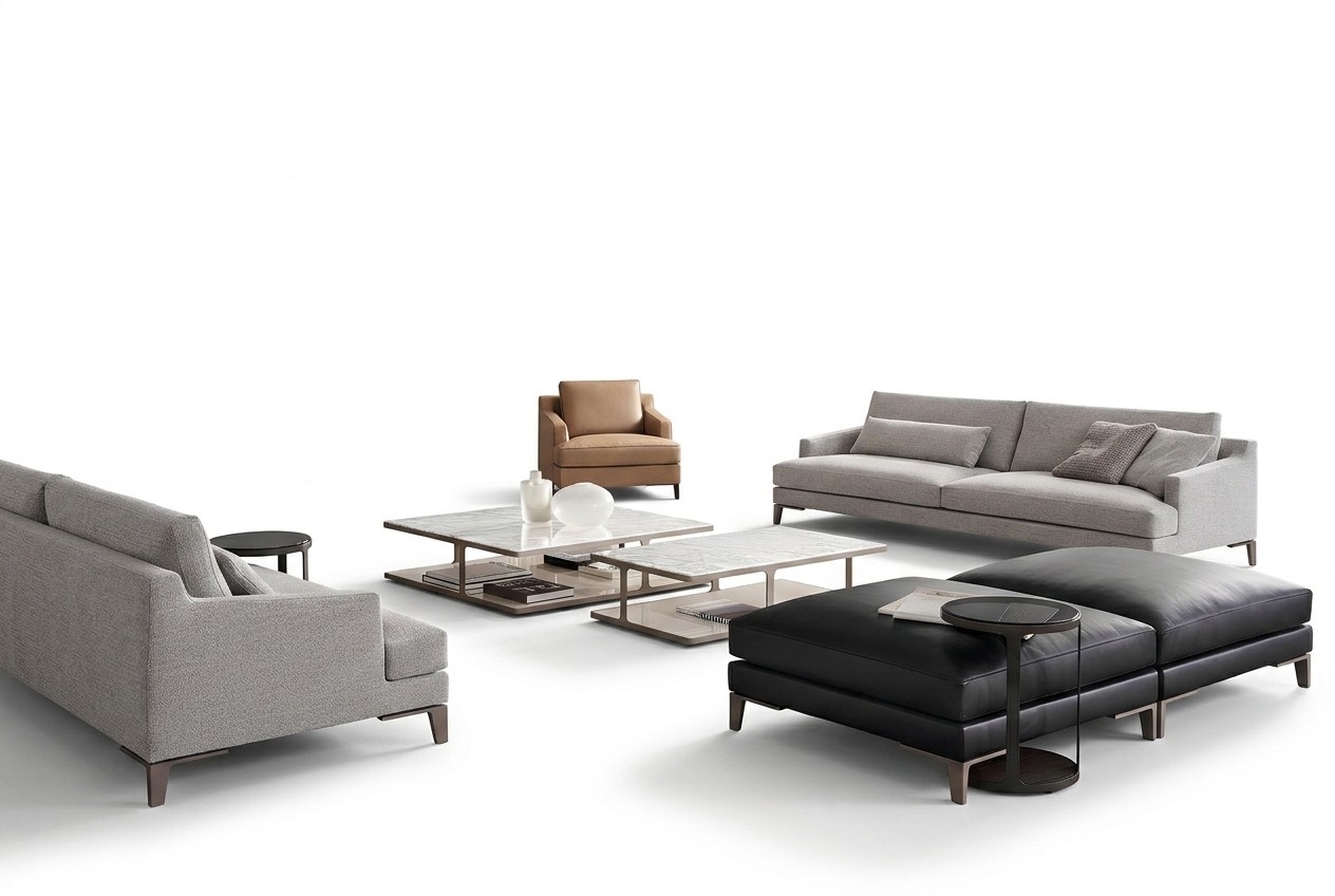 Sofa Couch Polster Nubuk Leder Garnitur Sitz Möbel Couchen Sofas Polster