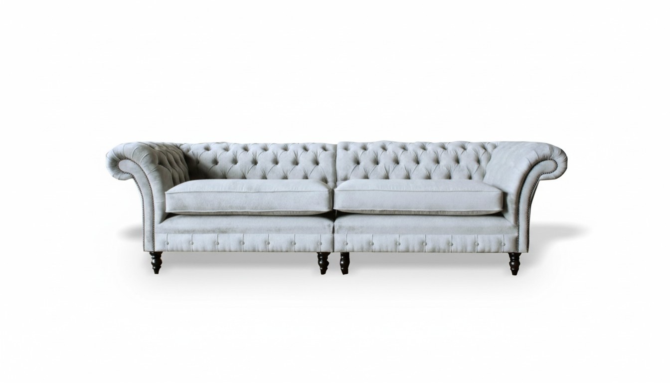 Sofa Couch Stoff Polster Sofas Couchen Wohnzimmer Design 4 Sitzer 265cm big xxl