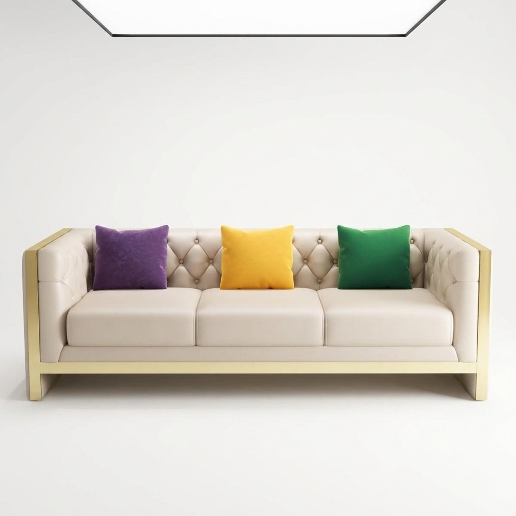 Sofa Design Sofas Polster Couchen Textil Relax Moderne Dreisitzer Neu 3 Sitzer !