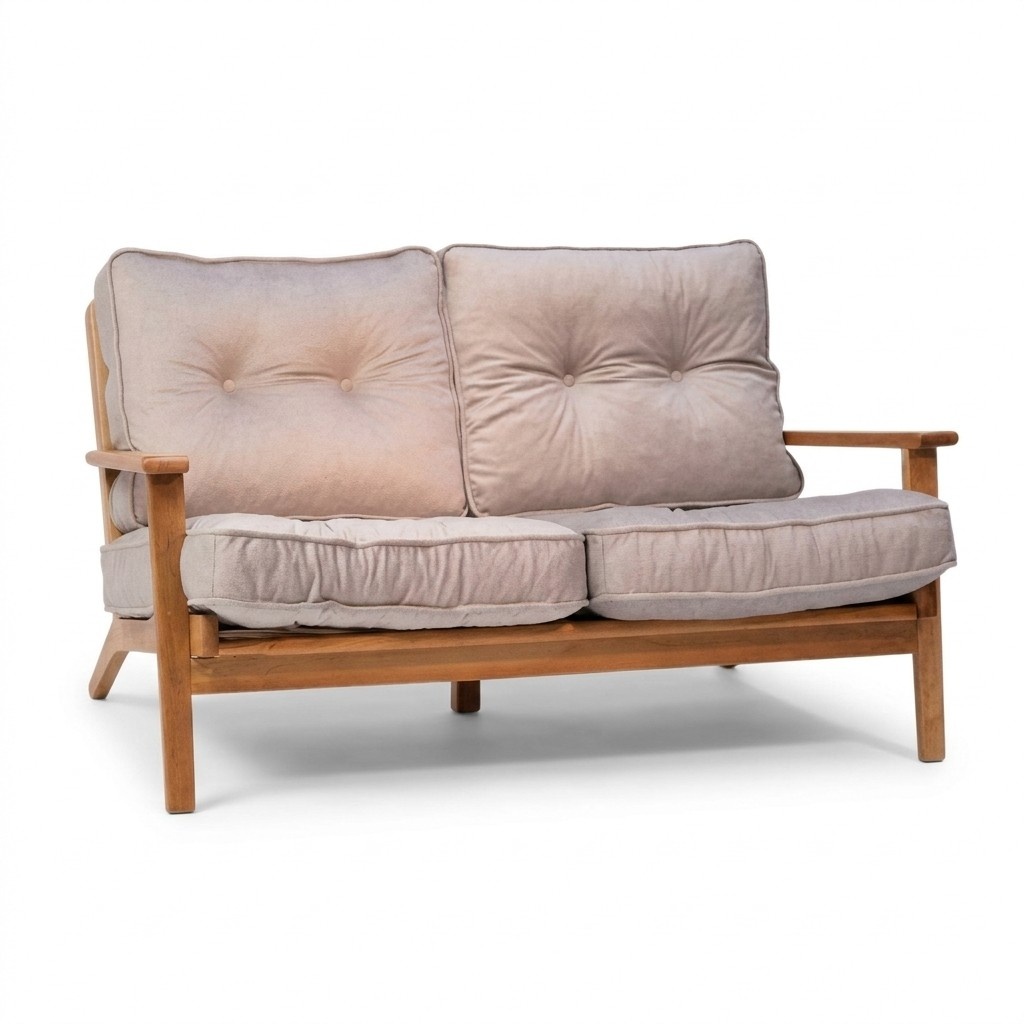 Sofa Doppelsofa Sitzcouch Mini Sofa Kleines Couch Polsterung 2-Sitzer Sofas