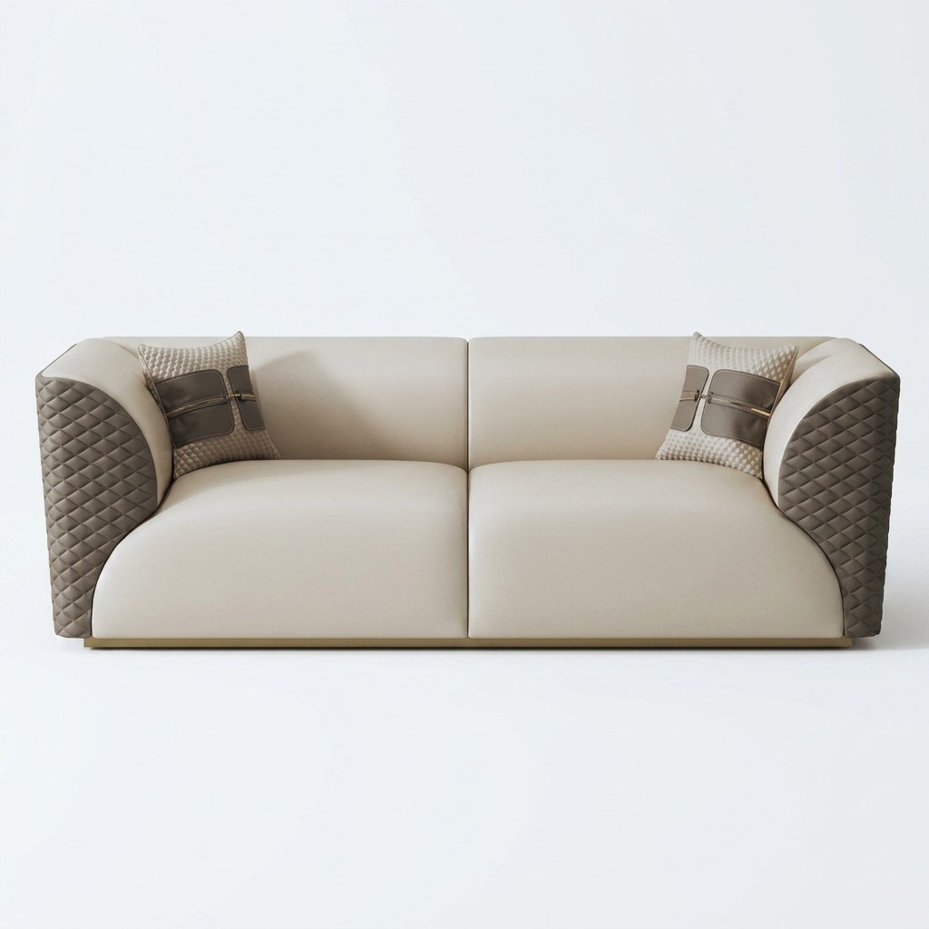 Sofa Dreisitzer Couch Klassische Neu Polster 3 Sitzer Leder Couchen1