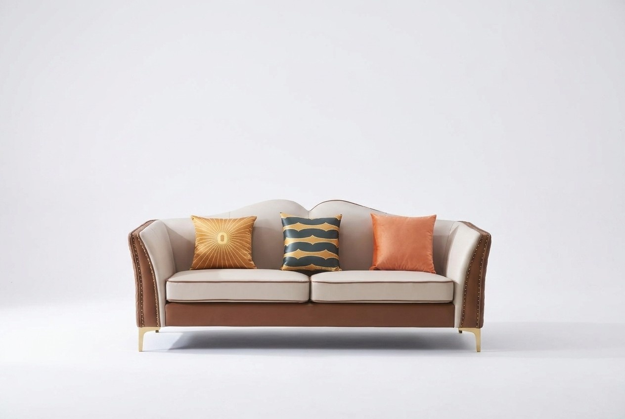 Sofa Dreisitzer Couch Klassische Neu Polster 3 Sitzer Leder Couchen Ledersofa !