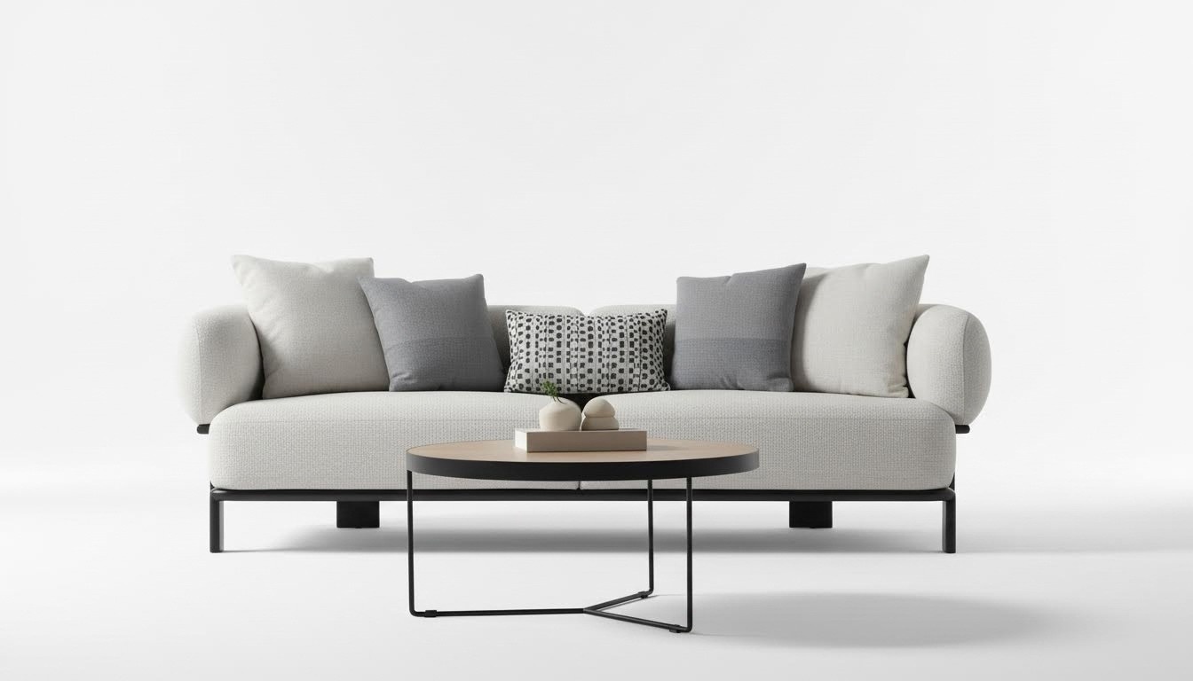 Sofa Dreisitzer Couch Modern Praktisch Elegant Wohnlandschaft