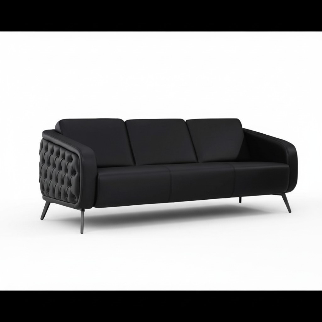 Sofa Ledersofa Couch Garnitur 3 Sitzer Sofas Couchen Wohnzimmer Leder