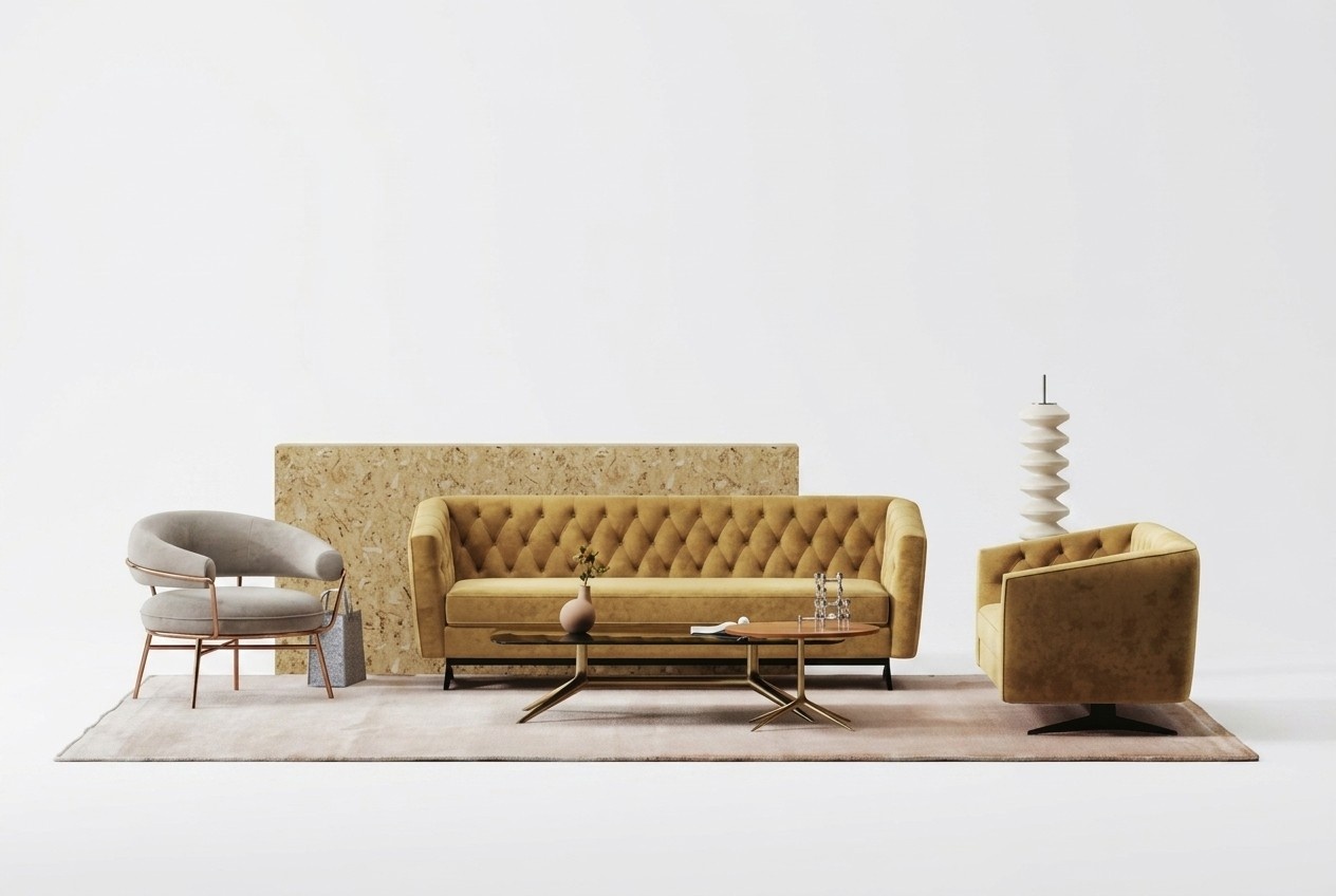Sofa Polster Textil Couch Sitz Komplett Set Moderne Garnitur 3+2
