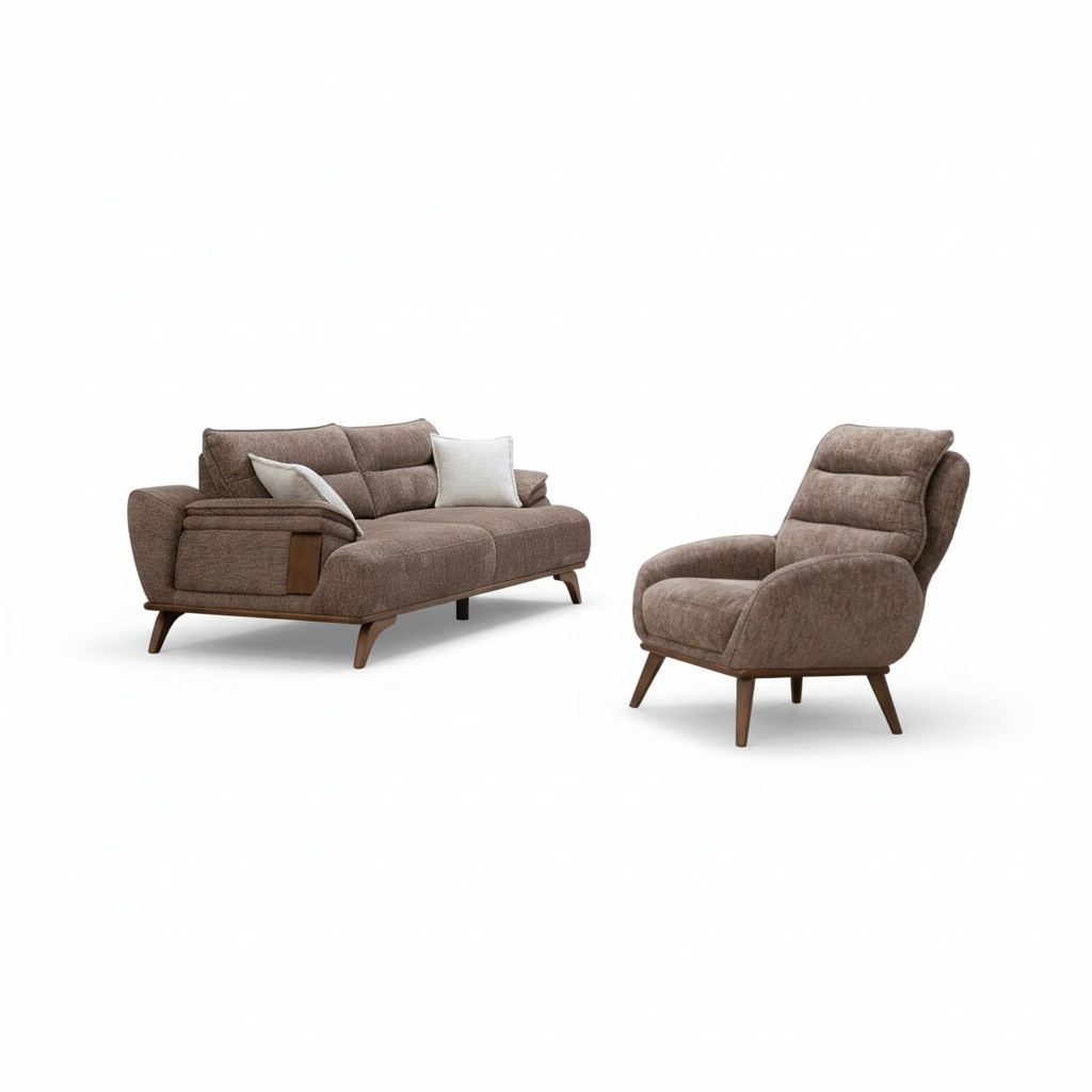 Sofa Polstergarnitur Sessel Couchgarnitur Couchgarnitur Sofa-Set Sitzgruppe