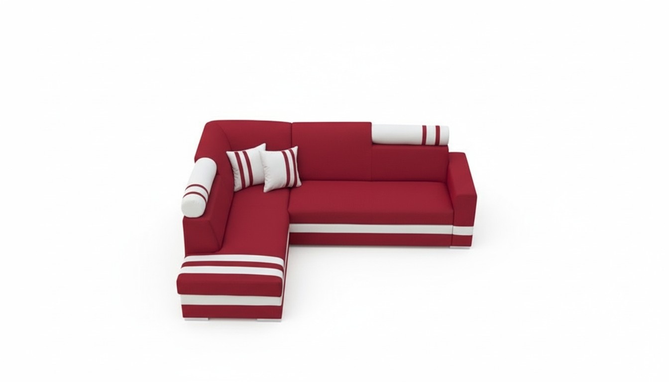 Sofa Schlafsofa Designer Sofa mit Bettfunktion + Bettkasten Ecksofa Couch NEU