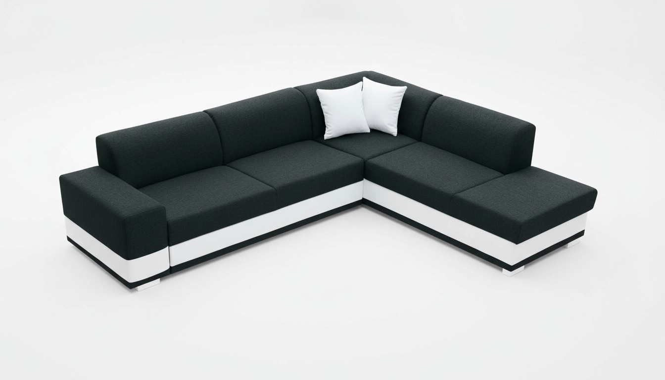 Sofa Schlafsofa Designer Sofa mit Bettfunktion + Bettkasten Ecksofa Couch NEU
