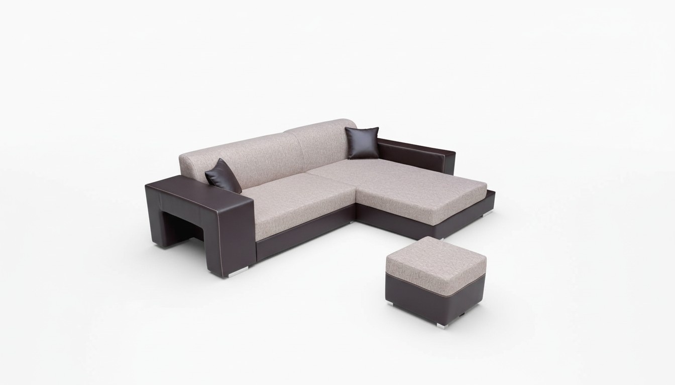 Sofa Schlafsofa Designer Sofa mit Bettfunktion + Bettkasten Ecksofa Couch NEU