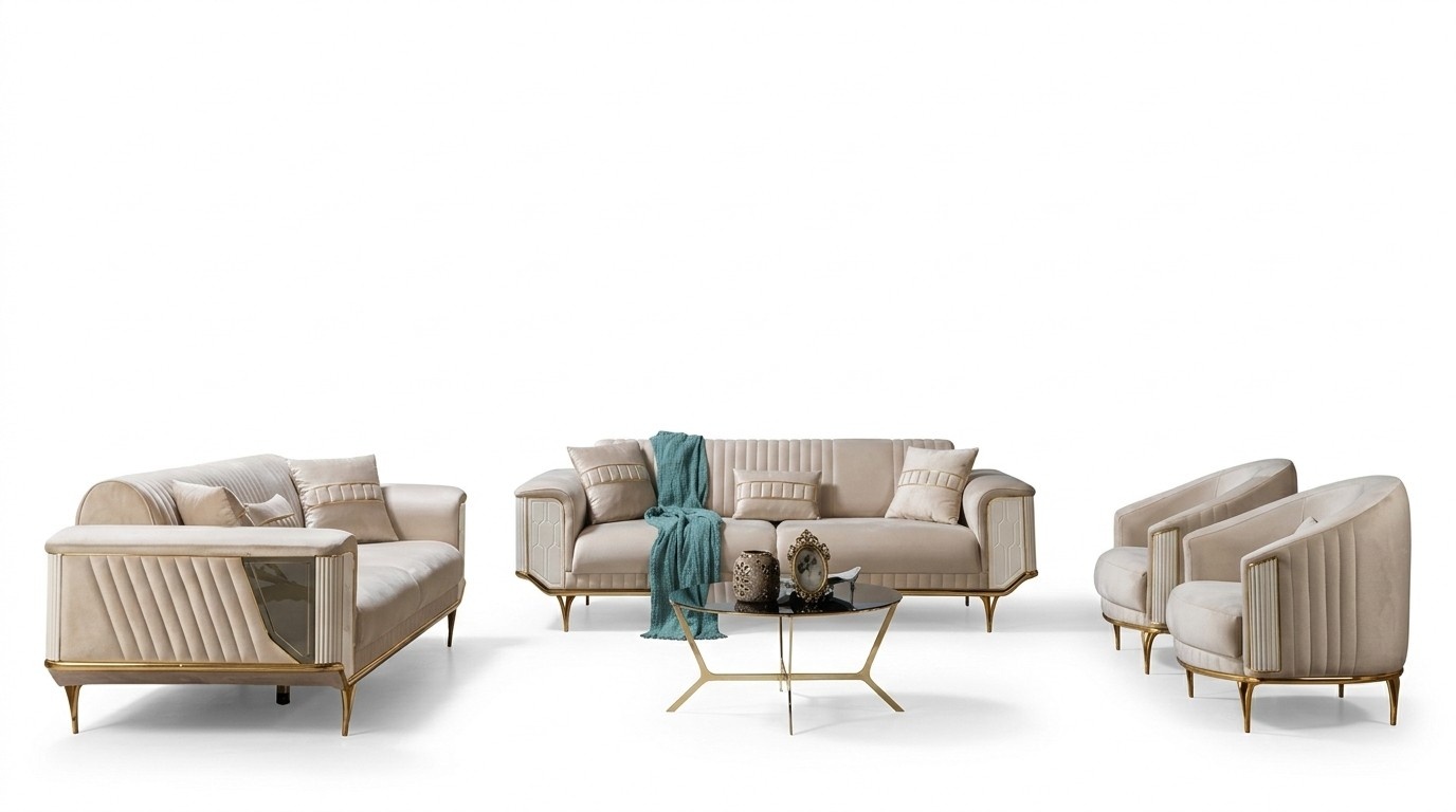 Sofa Set 3311 Sitz Moderne Sofagarnitur Couch Set Luxus Garnitur Sofas