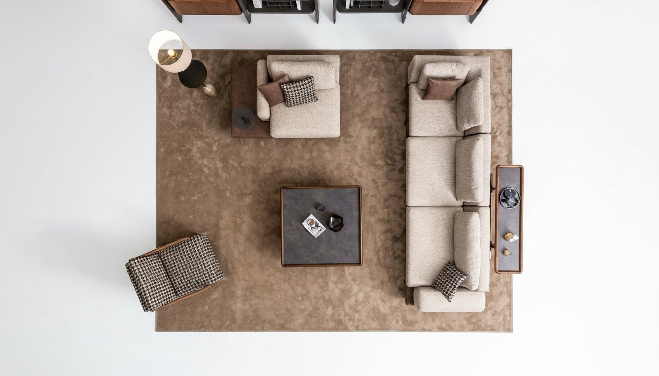Sofa Set Wohnlandschaft Ecksofa Garnitur Stoffgarnitur Textil Sofas