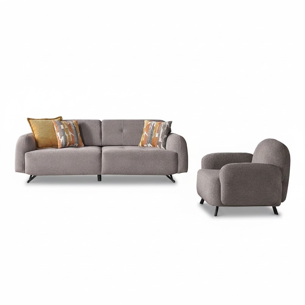 Sofa-Set Wohnzimmergarnitur Polstergarnitur Sitzgarnitur Couch Wohnlandschaft