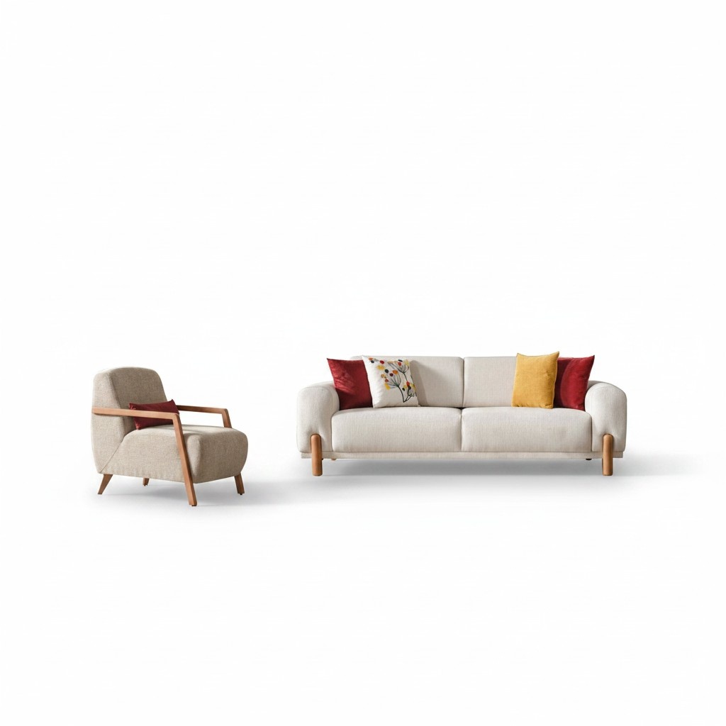 Sofa-Set Wohnzimmergarnitur Sitzgarnitur Polstergarnitur Couch Wohnlandschaft