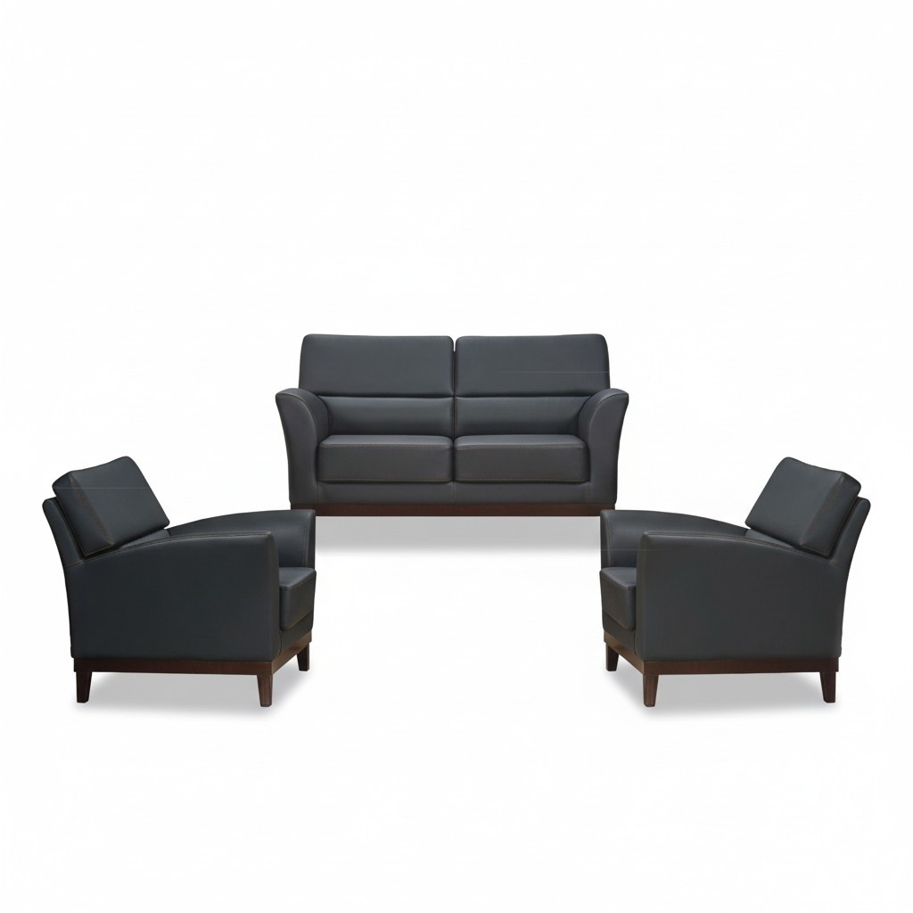 Sofa Sofagarnitur Ledersofa Couchen Sitzer Set Sofa Polster Couch 2tlg Sessel