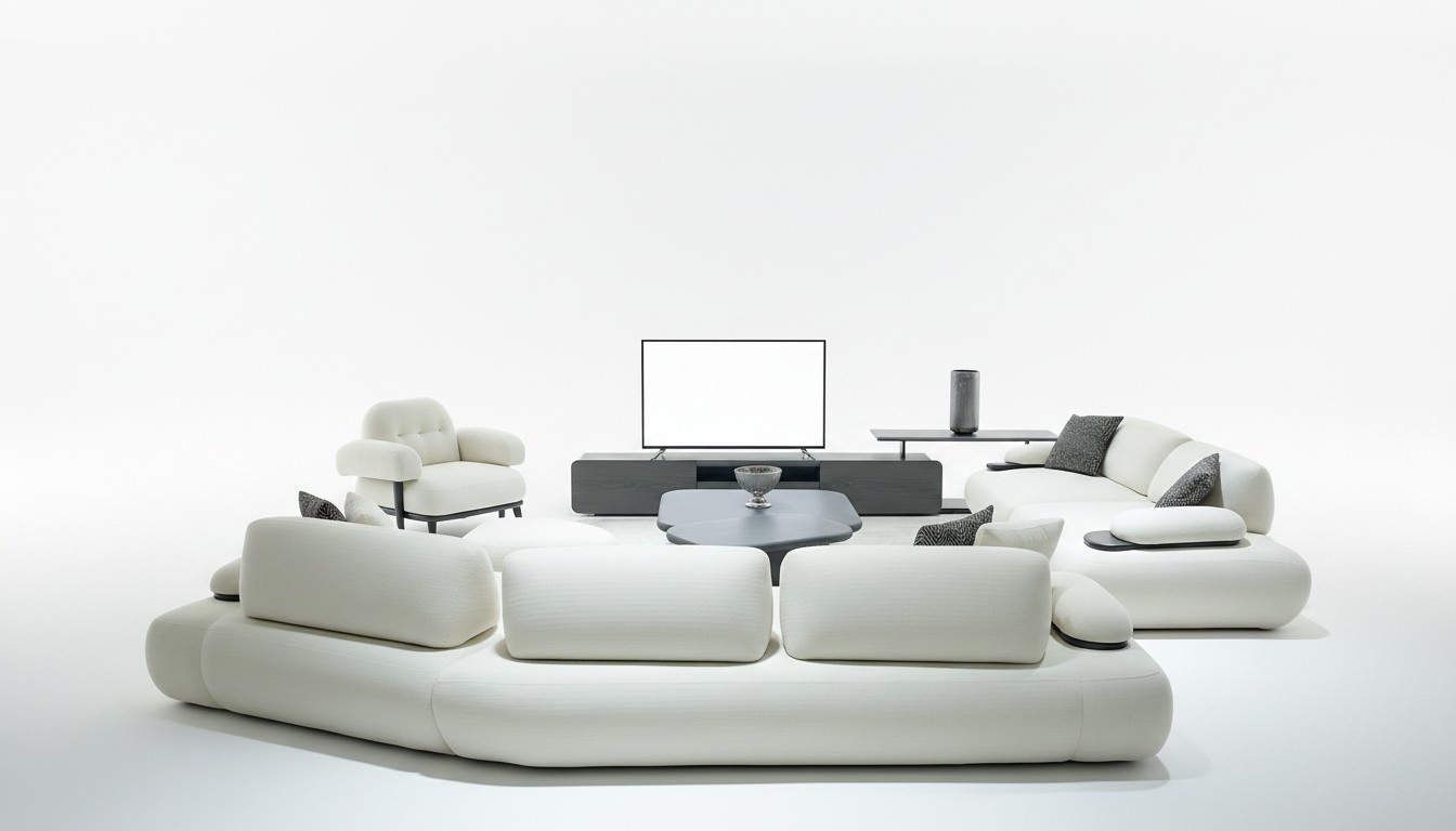 Sofa Wohnlandschaft Ecksofa Couch Modern Wohnzimmersofa Komfortabel