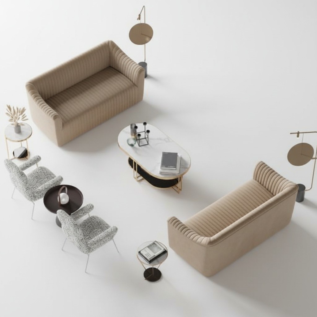 Sofagarnitur 2+2 Sitzer Wohnlandschaft Sofas Sofa Sitz Design Couch Lounge Möbel