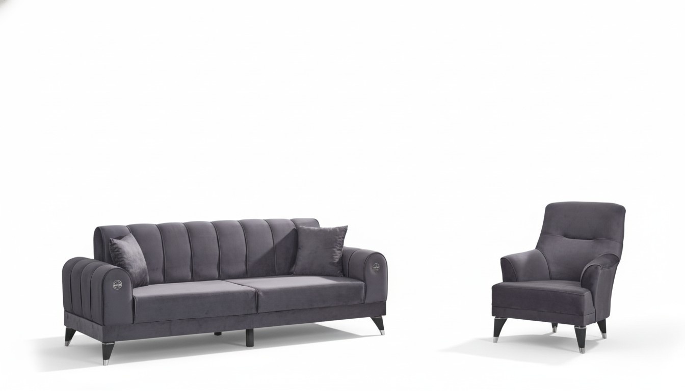 Sofagarnitur 3+1 Sitzer Set Design Sofa Polster Couchen Couch Modern Luxus Neu