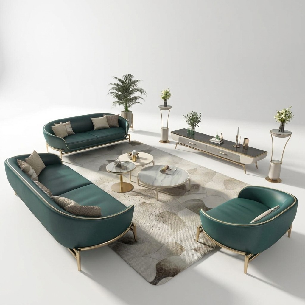 Sofagarnitur 321 Sitzer Set Design Polster Sofa Couchen Couch Modern Luxus Tisch
