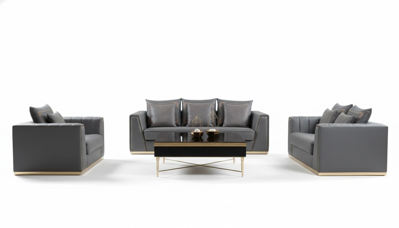 Sofagarnitur 321 Sitzer Set Design Sofas Polster Couchen Leder Relax Moderne Neu