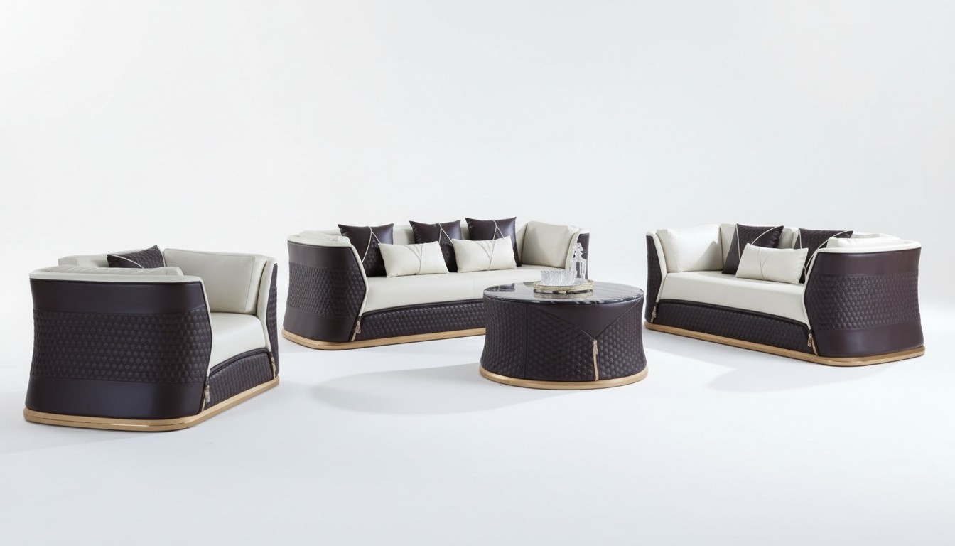 Sofagarnitur 321 Sitzer Set Design Sofa Polster Couchen Modern Luxus neu Couch