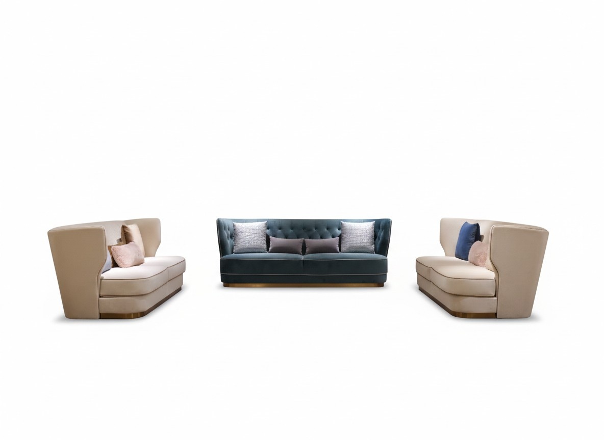 Sofagarnitur 3+2+2 Sitzer Set Design Sofa Polster Couchen Couch Modern Garnitur