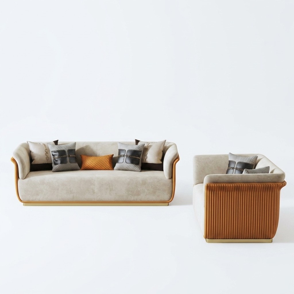 Sofagarnitur 3+2 Sitzer Klassische Garnitur Sitzgruppe Sofa Couchen Polster