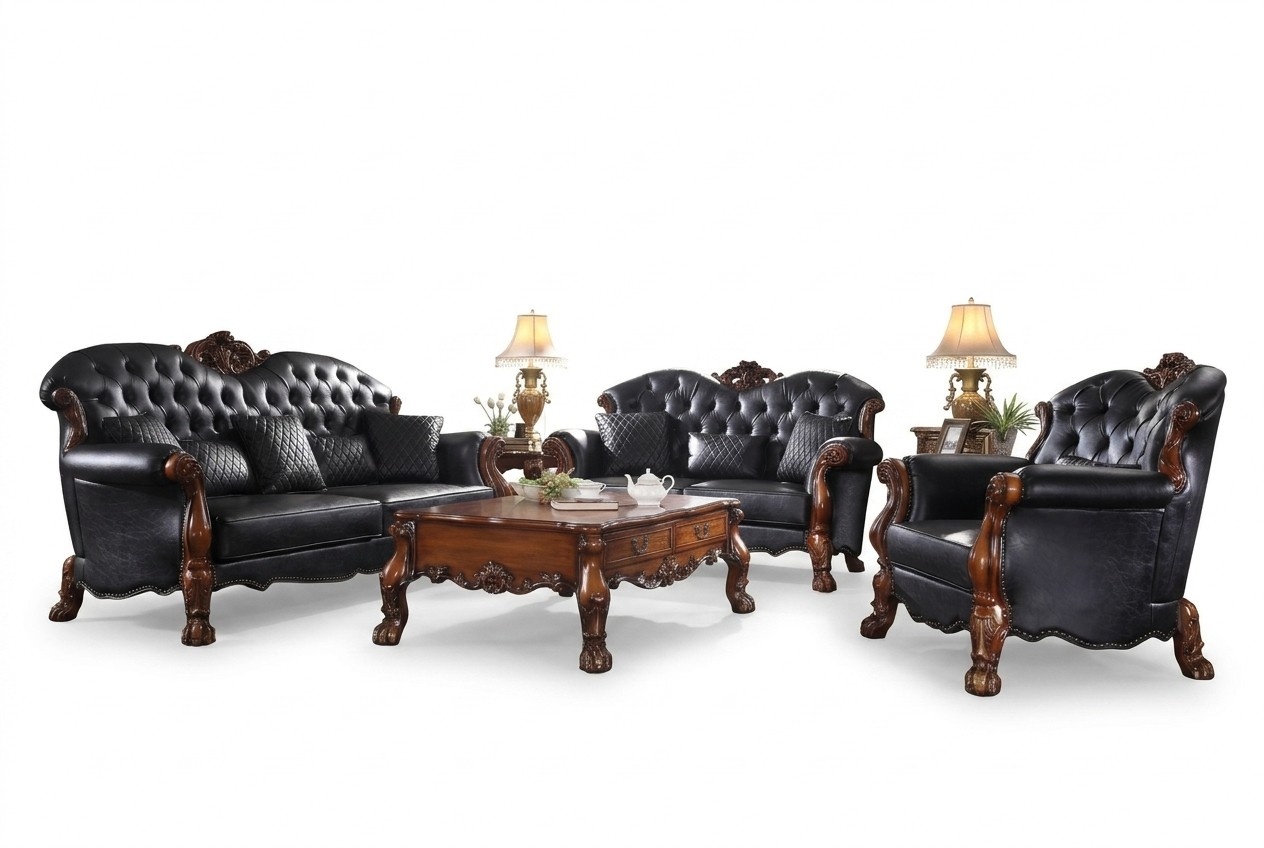 Sofagarnitur 3+2 Sitzer Klassische Sofas Couchen Polster Wohnlandschaft Sofa neu
