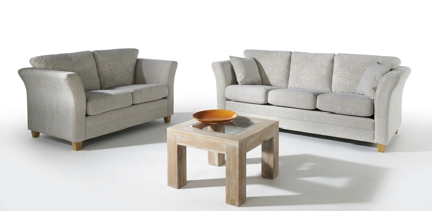 Sofagarnitur 3+2 Sitzer mit Bettfunktion Polster Garnitur Leder Couch LOUISIANA