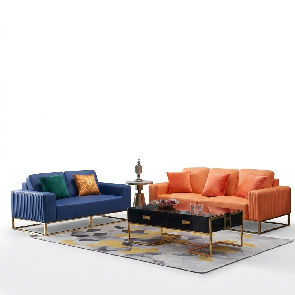 Sofagarnitur 3+2 Sitzer Set Design Sofa Polster Couchen Couch Klassisch 2 tlg. !