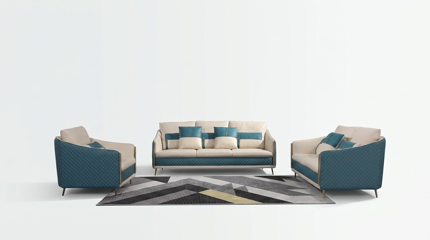 Sofagarnitur 3+2 Sitzer Set Design Sofa Polster Couchen Couch Modern Gruppe Neu