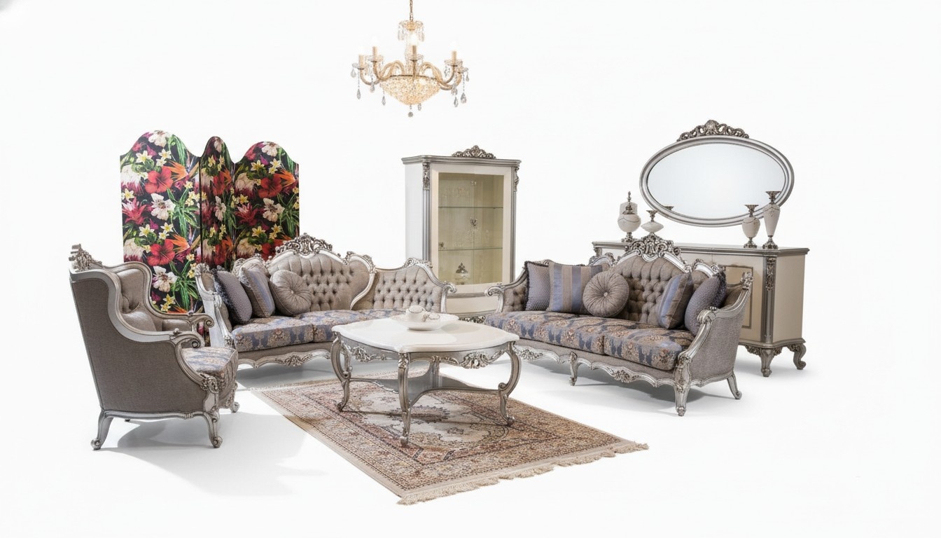 Sofagarnitur 3+3+1 Sitzer Couchtisch Garnitur Sofa Sessel Sofas Neu Set 4tlg