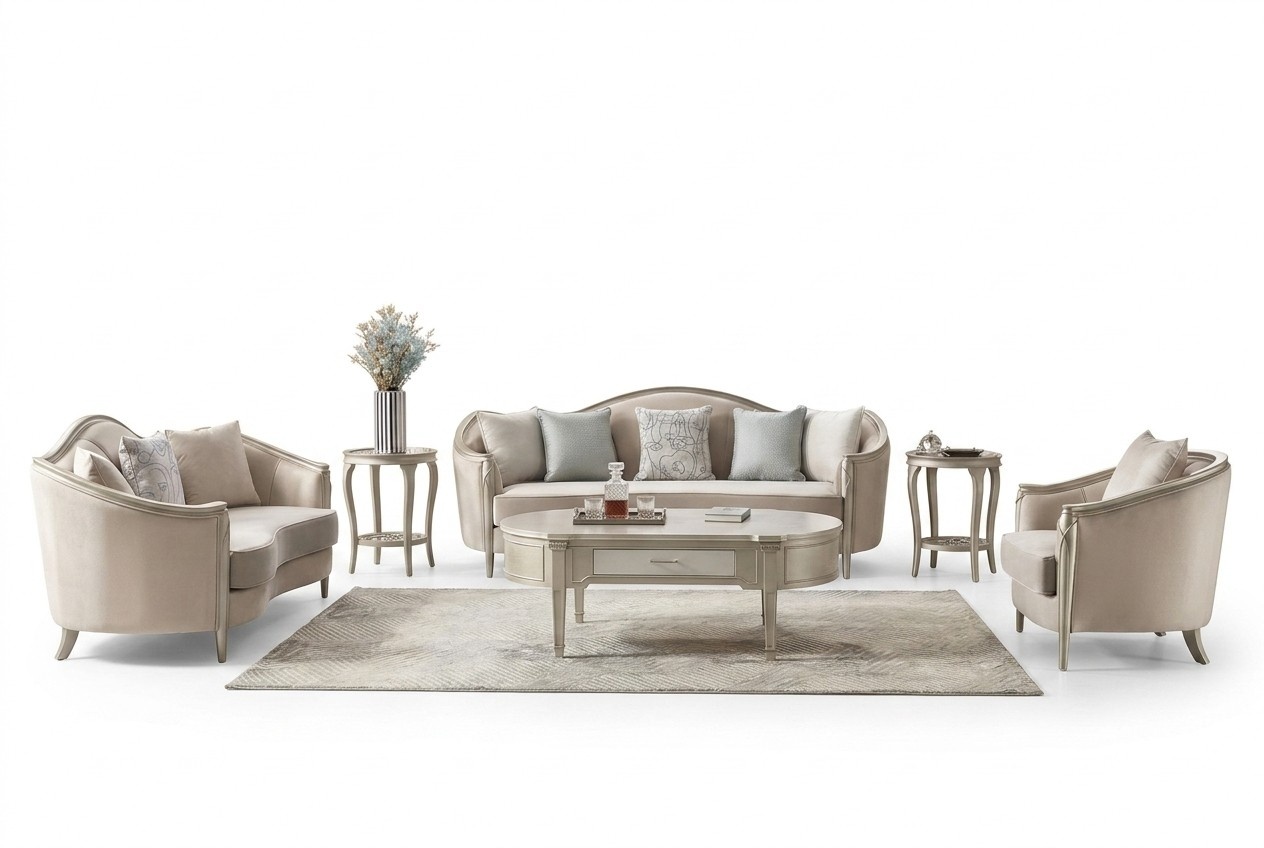 Sofagarnitur 3 2 1 Sitzer Set Design Sofa Couchen Couch Moderne