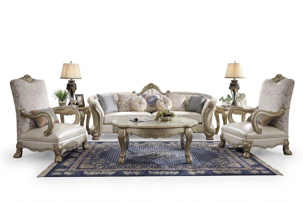 Sofagarnitur 4+1+1 Sitzer Wohnlandschaft Sofa Couch Polster Garnitur Sofas3tlg