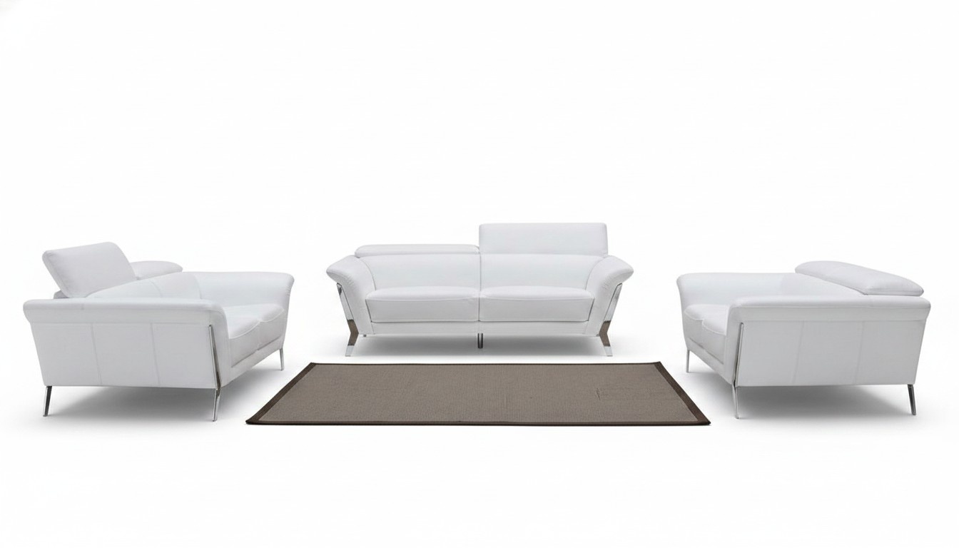 Sofagarnitur Leder Sofa Set 3+2 (ohne Sessel) Couch Sitz Polster Garnitur 1547