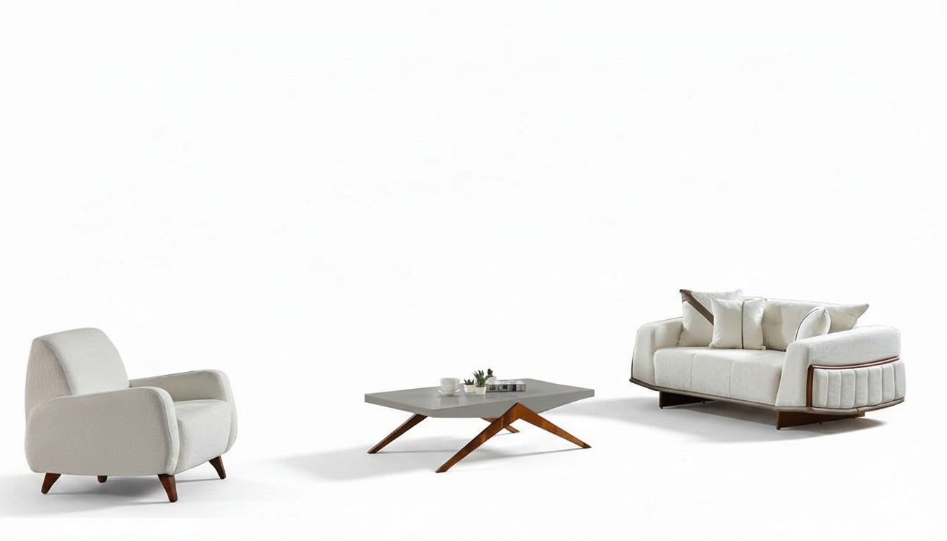 Sofagarnitur Wohnlandschaft Sessel Sofa-Set Wohnzimmergarnitur Polstergarnitur