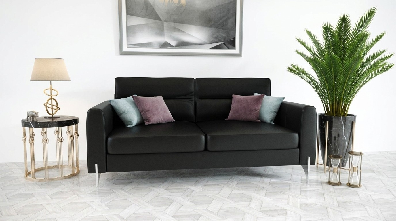 Sofas Couches Elegantes Design Luxus Samt Stoff Sofa Couch Polsterung 2 Sitzer