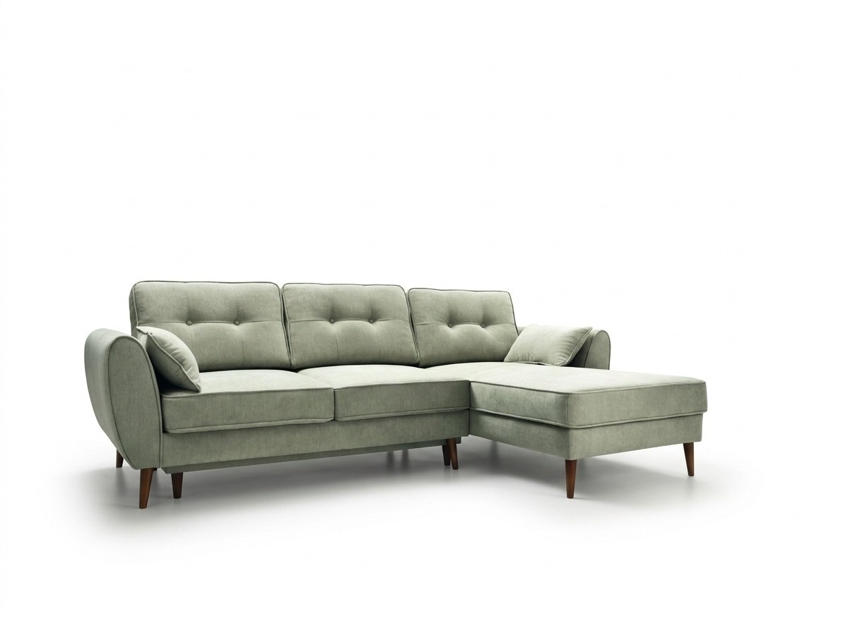 Sofas Design Ecksofa L-Form Möbel Bett Funktionen Textil Leder Schlafsofa Sofas