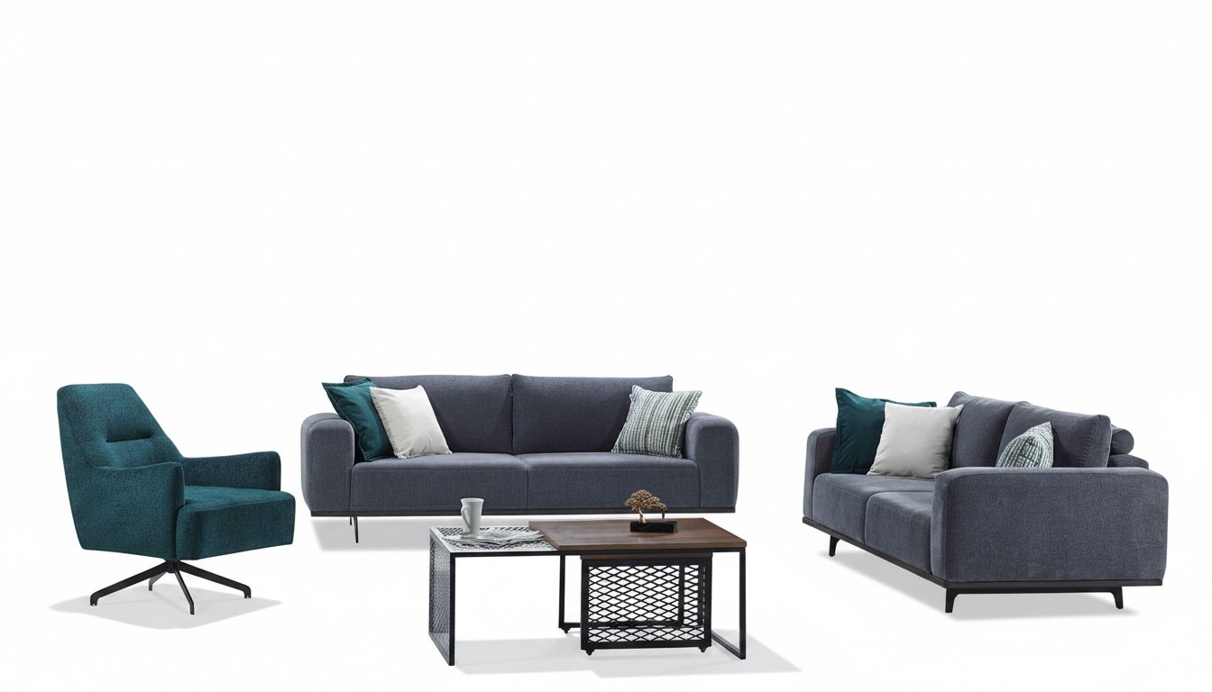 Sofas Wohnzimmer Sessel Relaxgarnitur Lounge-Garnitur Komplettsofa Couches