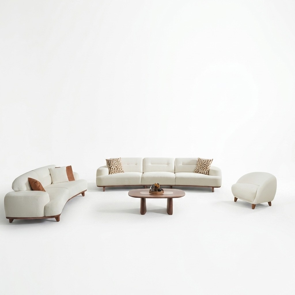 Sofaset Couchgarnitur Garnitur mit 3-Sitzern Sessel Wohnzimmergarnitur Sitzmöbel