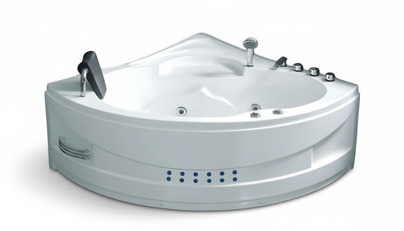 Spa-Bad Whirlwanne Whirlpool Blubberbad Hydromassagewanne Sprudelbad 135x135 cm