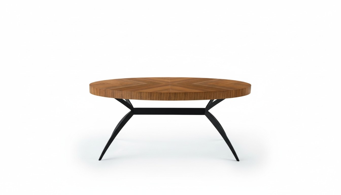 Speisetisch Tafel Ovaltisch Designertisch Ausziehtisch Esstisch Tisch