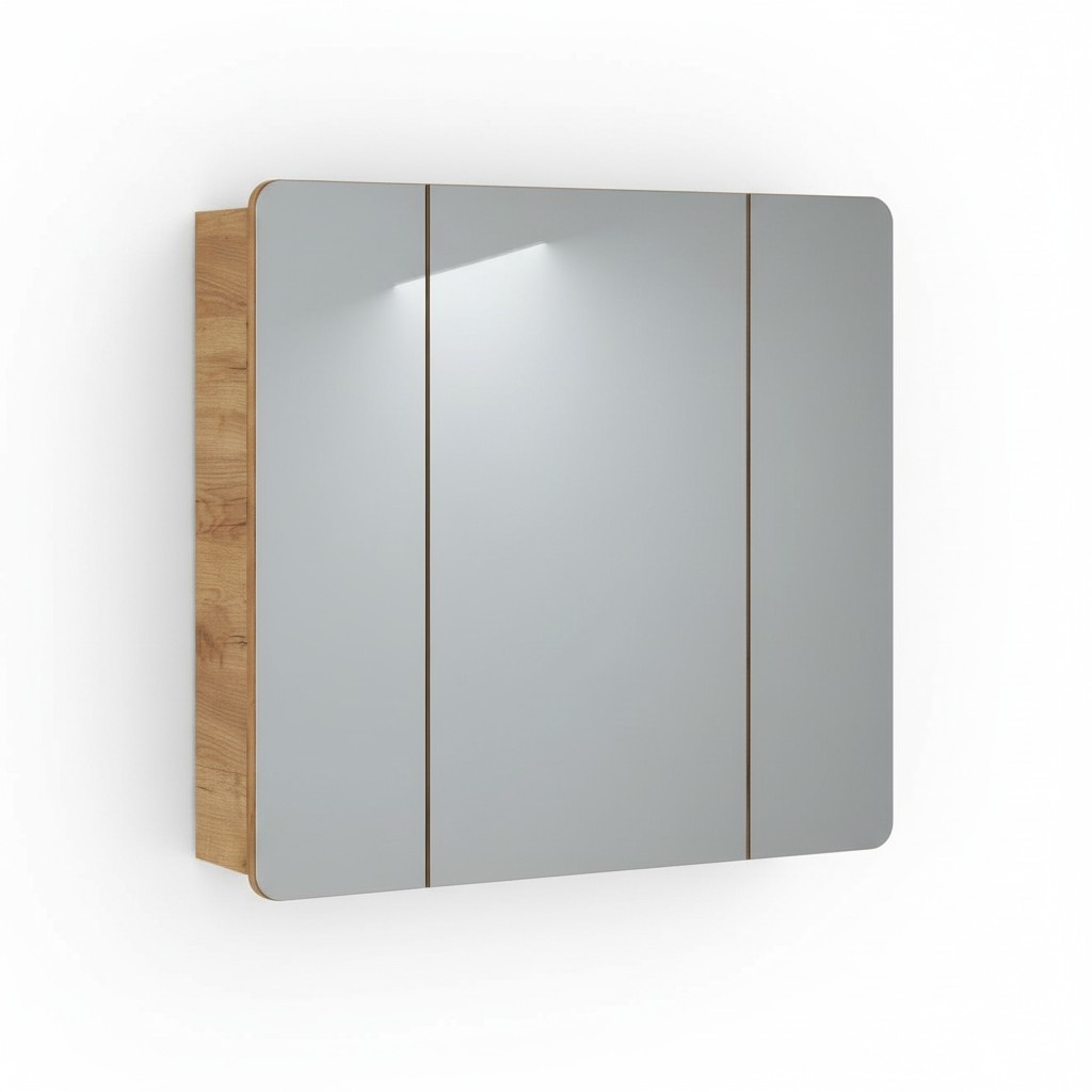 Spiegel Badspiegel Spiegelschrank Badezimmerspiegel Hängespiegel Schrank 80 cm