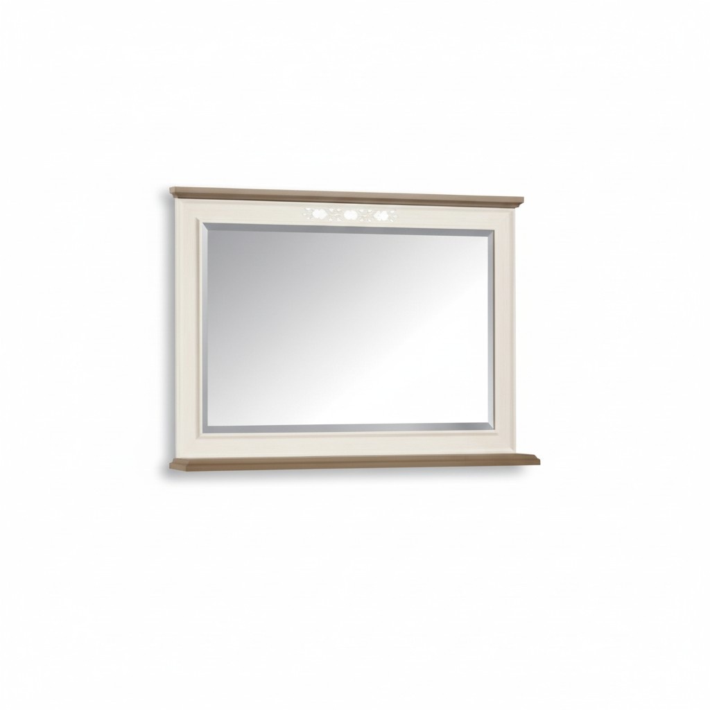 Spiegel Holzrahmen Wandspiegel Klassischer Designer Spiegel 97x70cm Holz xxl big