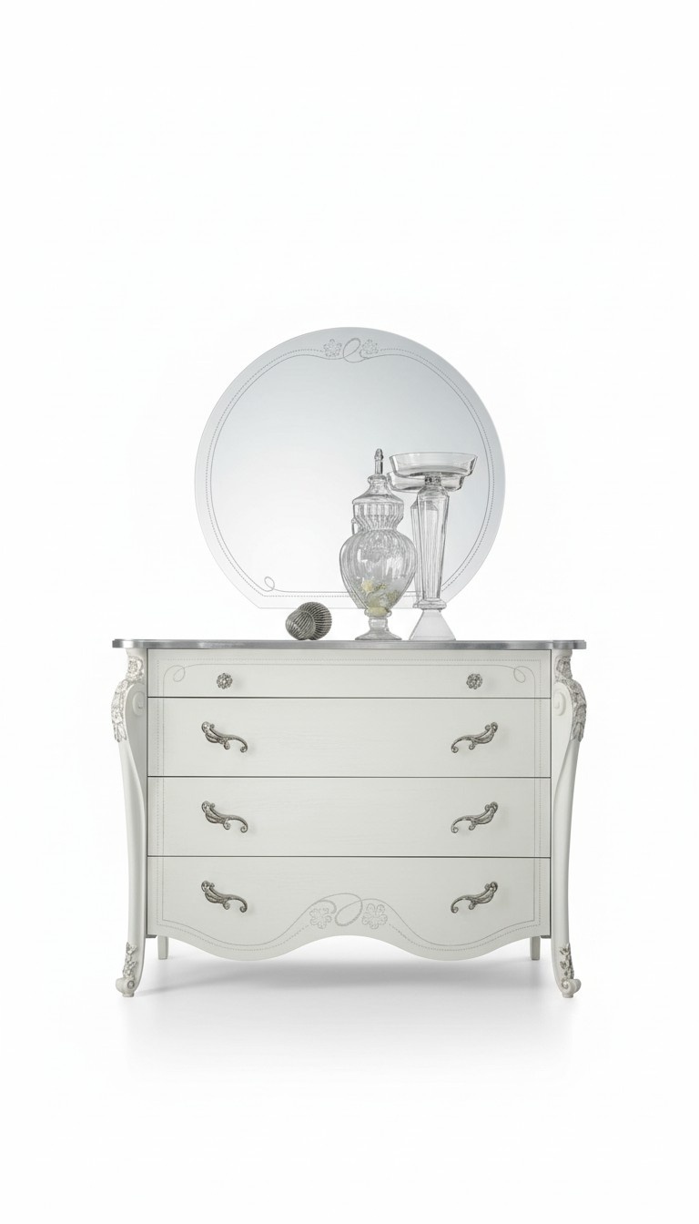 Spiegel Italienische Holz Schlafzimmer Möbel Klassische Stil Design Wandspiegel