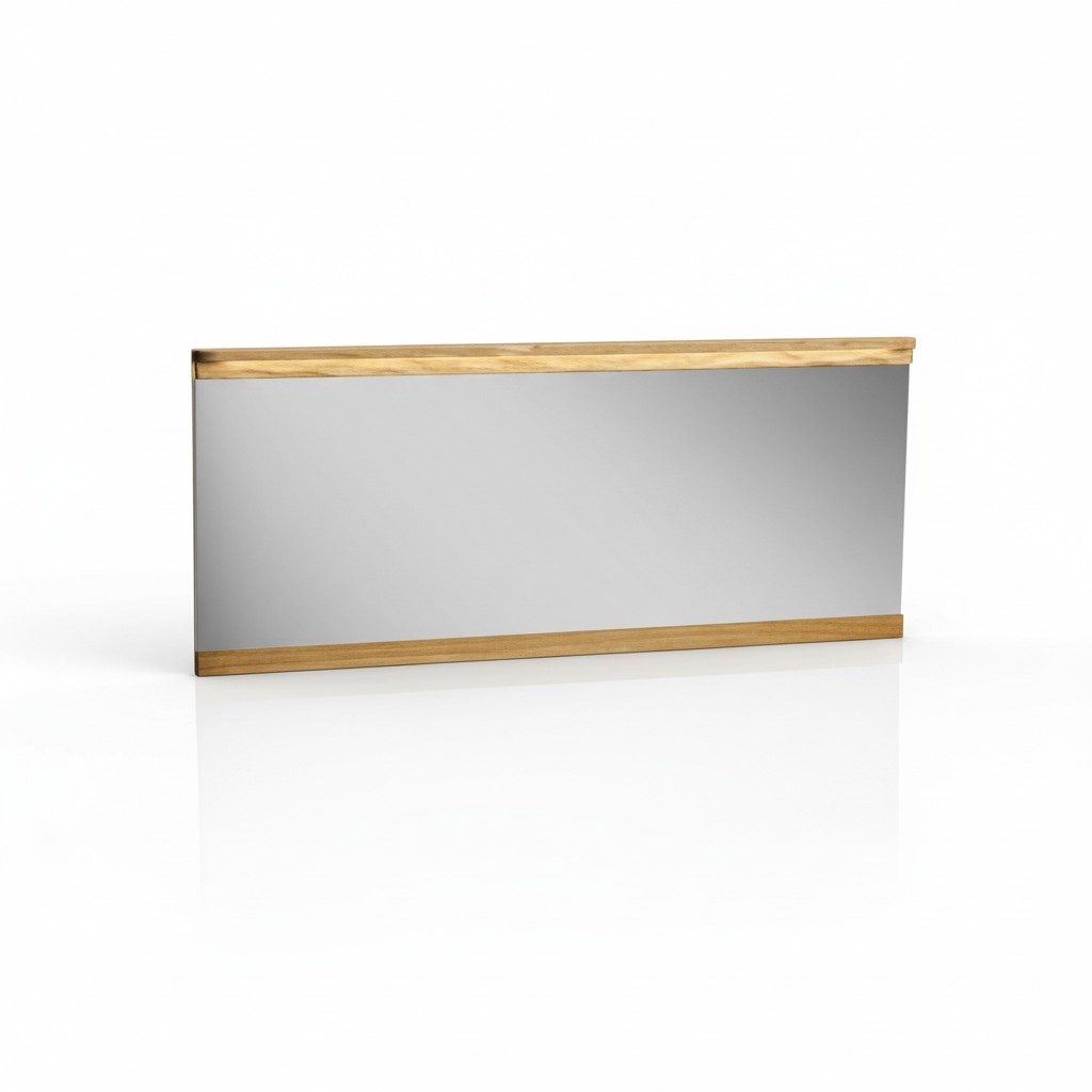 Spiegel Wandspiegel designer Dielen Wohnzimmer Bad Holz Glas design 151x70cm xxl