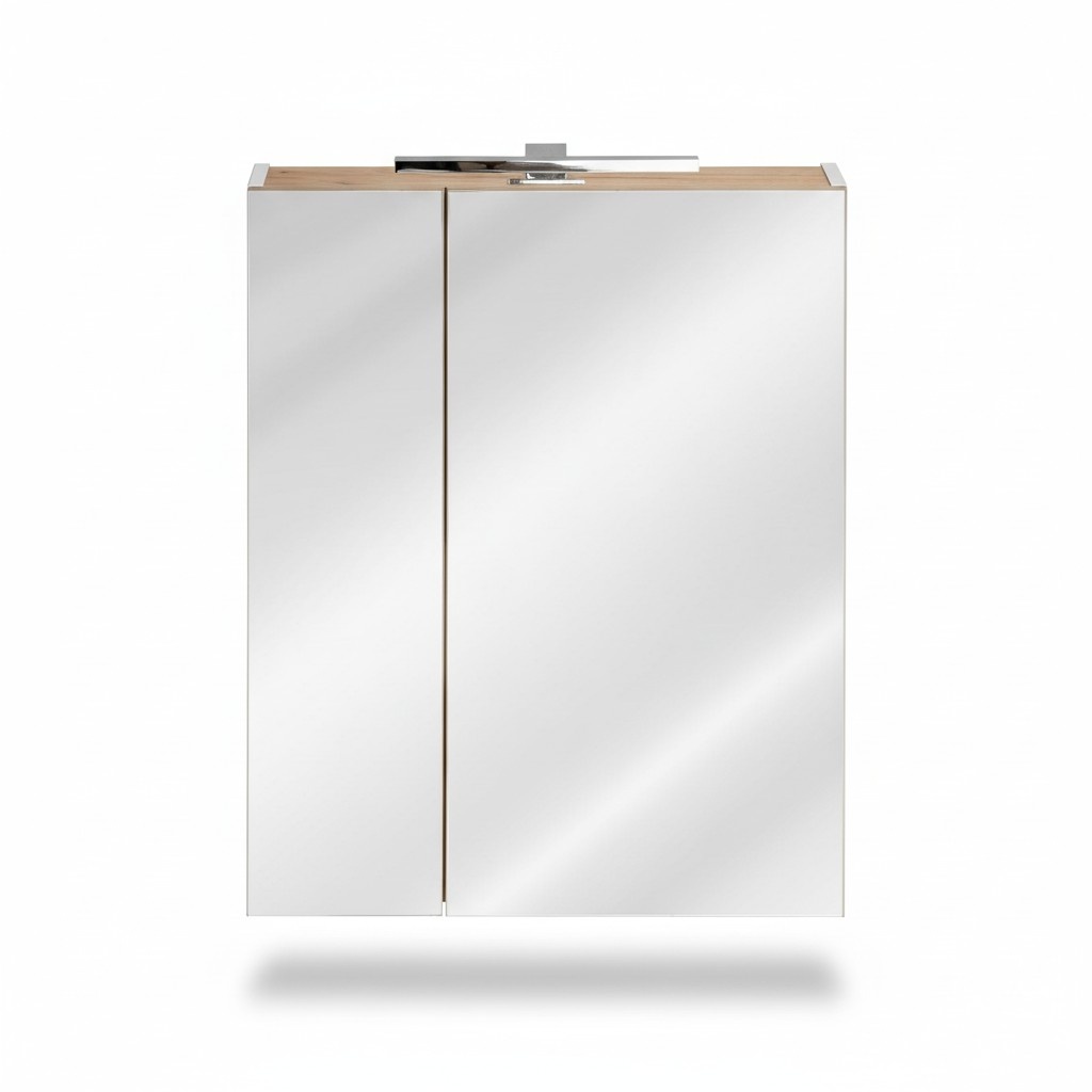 Spiegelschrank Badezimmerschrank Badspiegel 60x16x75 cm Schränke Bad Einrichtung