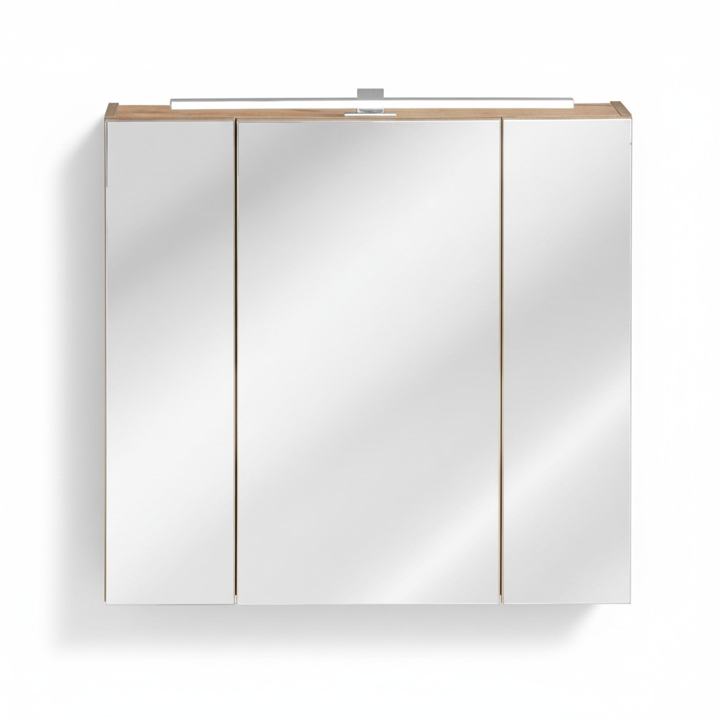 Spiegelschrank Badezimmerschrank Badspiegel 80x16x75 cm Schränke Bad Einrichtung